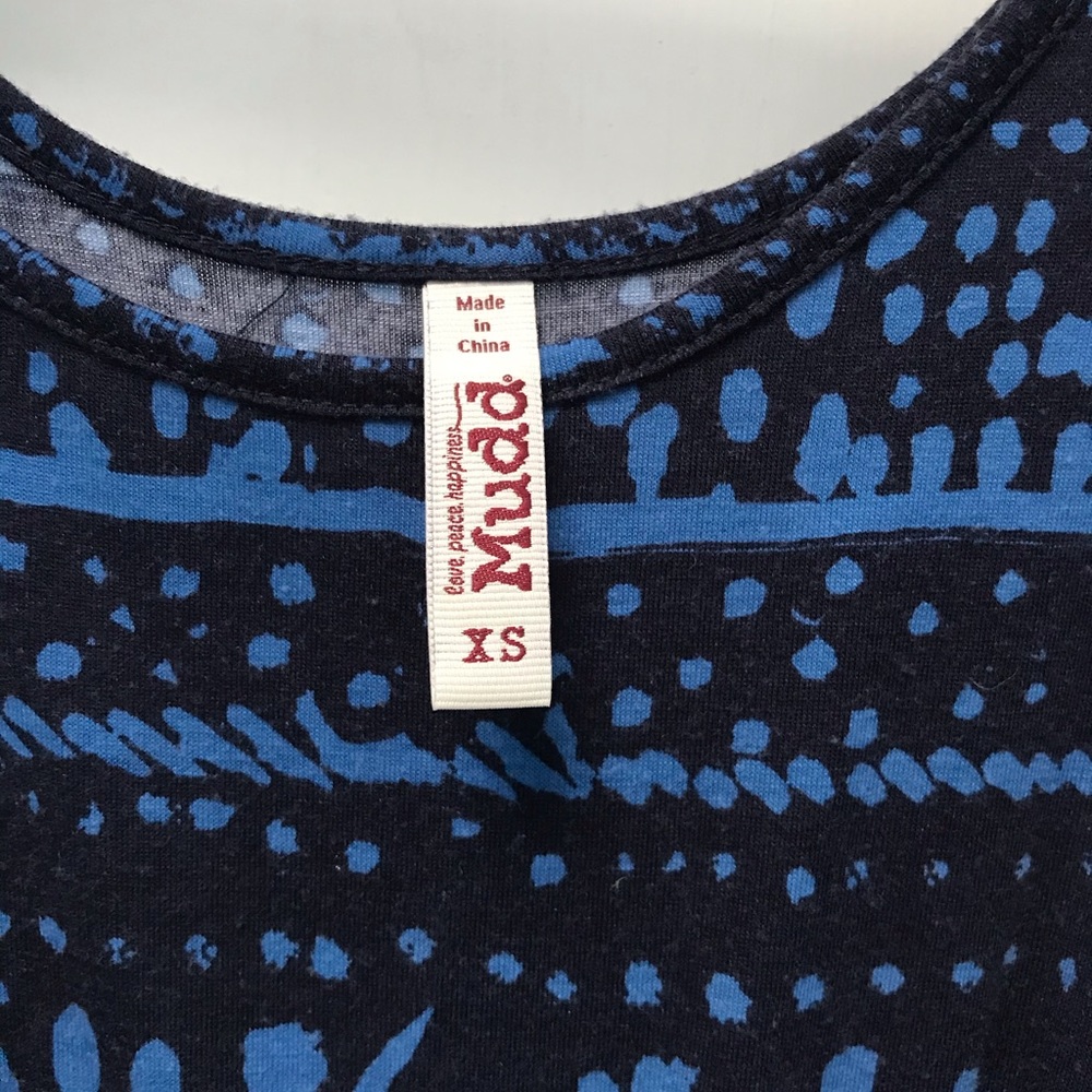 Mudd Brand Maxi Dress in Navy/Blue